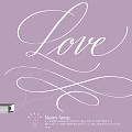 Neon Love Lamp Set With Decorative Curved Design And Warm Glow For Home Decorative Use