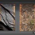 rubble background wall 3d model