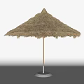 Thatch umbrellas 3d model