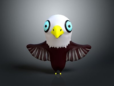 bird game animal cartoon animal realistic animal 3d model