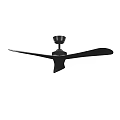 Modern Black Ceiling Fan With Sleek Blades For Efficient Home Cooling 3d model