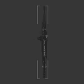 Heavy Sniper Rifle With Tripod Mount Green Illuminated Parts And Scope