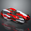 Modern fighter sci-fi fighter next-generation fighter sci-fi fighter 3d model