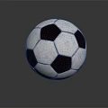 Classic Black And White Soccer Ball As Essential Sports Equipment