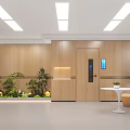 Modern Hospital Outpatient VIP Examination Center Interior