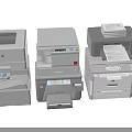 Various HP Printer Models Including Multifunction Laser And Office Printing Devices