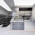 Modern Convenience Store 3d model
