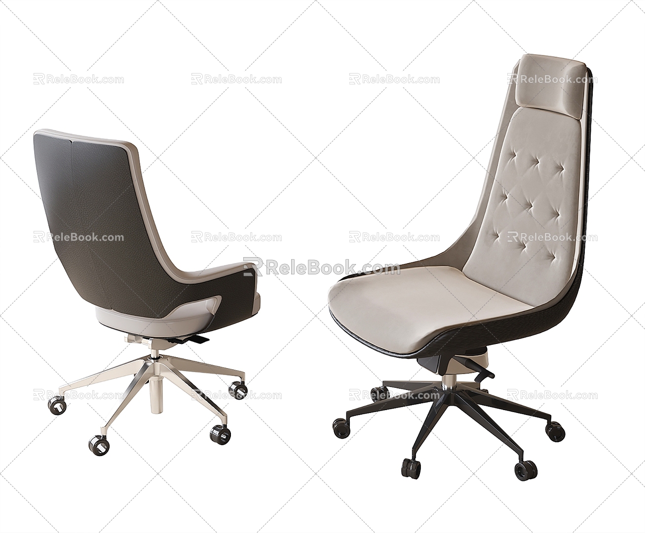 Modern Office Chair Boss Chair Swivel Chair 3d model