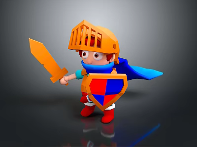 Western Samurai Western Warrior Western Hero Western Warrior Knight Hero Ancient Warrior Paladin 3d model