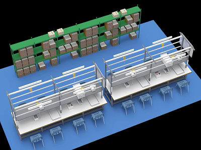 Shelf Workbench 3d model