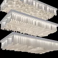 Special-Shaped Kraft Paper Special-Shaped Ceiling Corrugated Ceiling Wave Paper Curled Paper Ceiling Random Curled Kraft Paper Ceiling Styling French Textured Paper 3d model