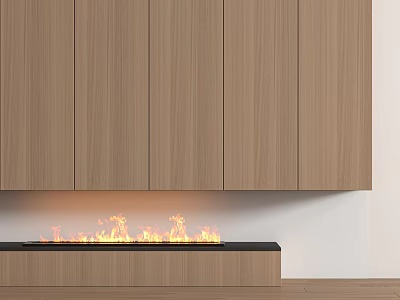 Modern Light Luxury Fireplace Modern Fireplace Stove Embedded Electronic Fireplace Electric Fireplace 3d model