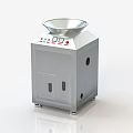 Stainless Steel Commercial Mixing Equipment With Round Top Bowl Digital Control Panel And Movable Wheels