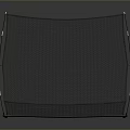 Practical Daily Life Product Mesh Design With Sturdy Metal Frame Structure 3d model