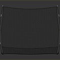 Hockey goal net football goal goal life supplies 3d model