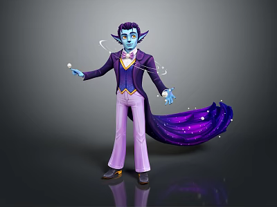 Modern Game Character Elf Character Elf Man Alien Alien Alien Life 3d model