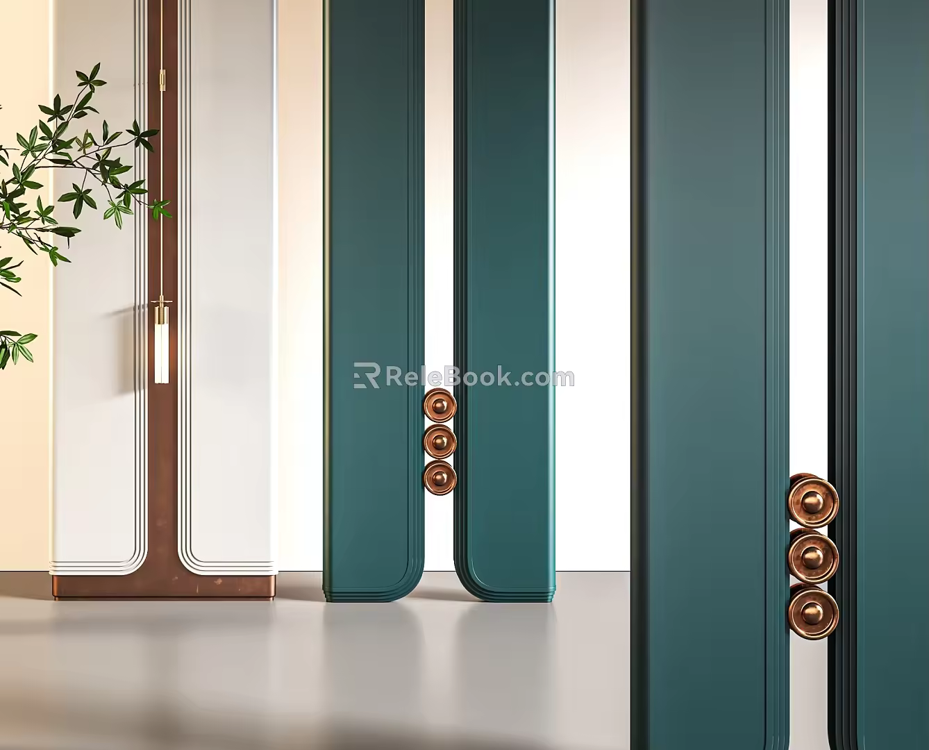Modern Light Luxury Screen Partition 3d model