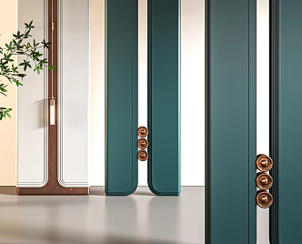 Modern Light Luxury Screen Partition 3d model