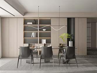 Modern Restaurant 3d model