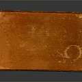 Orange Wooden Rectangular Tray With Smooth Surface For Daily Household Use
