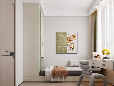 Modern Children's Room 3d model