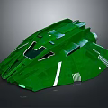 Green Interstellar Spaceship With Advanced Aerodynamic Design For Cosmic Travel