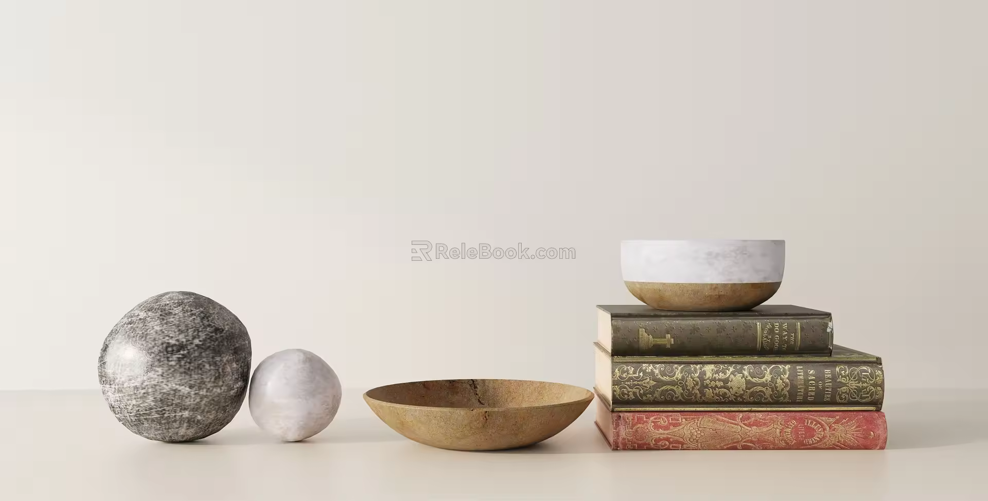 Modern ornaments combination 3d model