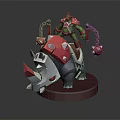 Modern Game Character Orc Warrior Character 3d model