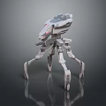 Mech Warrior Mech Soldier Machine Battlearm Mechanical Battlearm Machine Fighter Robot 3d model
