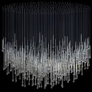Modern chandelier 3d model