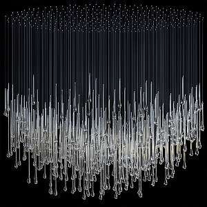 Modern chandelier 3d model