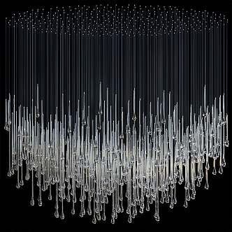 Modern chandelier 3d model