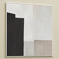 Large abstract neutral mural C 440 3d model