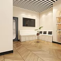 Elegant Ballet Dance Studio Exterior With Glass Door And Dancer Figure