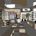 Wenchuang Store Bookstore Art Store Gift Shop Convenience Store Intangible Products Store 3d model