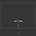 2036 International Aerospace Conference Event Entrance With Airplane Model And Blue Arch Design