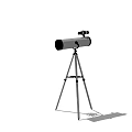 Tripod Mounted Commercial Equipment With Adjustable Stand And Measuring Instrument