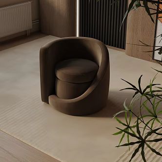 modern leisure chair 3d model