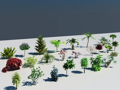 modern plants 3d model modern plants 3d model