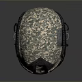 Advanced Tactical Military Weapon Helmet with Camouflage Mesh Design Adjustable Straps and Protective Structure