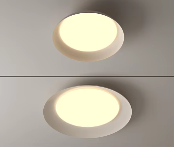 Ceiling light led ceiling light cream wind ceiling light round ceiling light square bedroom ceiling light 3d model
