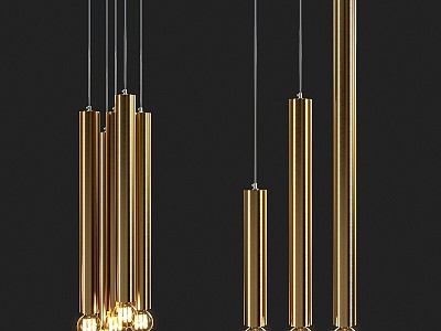 Pendant light loft 4you loft metal PIPE e27 3d model