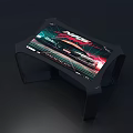 Modern All-in-One Cyber Touch Table 3d model