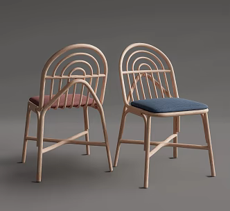 Modern Dining Chair Single Chair Dining Chair 3d model