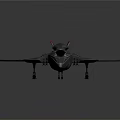 Modern Fighter Science Fiction Fighter 3d model
