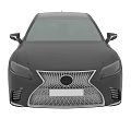 Black Lexus Sedan With Sleek Exterior Design Distinctive Grille And Alloy Wheels
