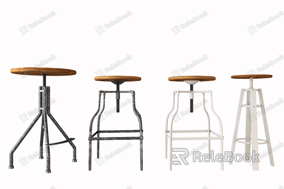 Industrial LOFT Bar Stool model