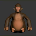 Monkey Cartoon Monkey Anime Monkey Stylized Monkey Fantasy Style Monkey Toy 3d model