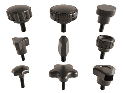 Knob handle hardware model