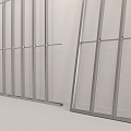 Light steel keel partition wall keel 75 light steel keel industrial materials decoration materials 3d model